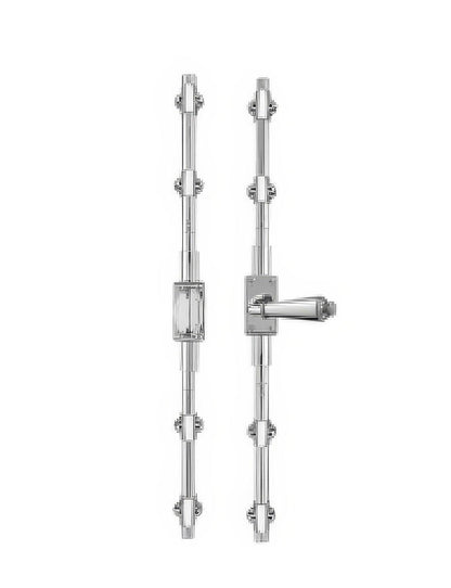 Baldwin 8107.R7LK Right Hand 7ft. Contemporary Cremone Bolt