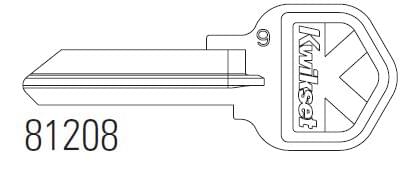 Kwikset 81208-001 Kwikset 6 Pin Key Blank.