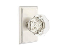 Emtek 8121OTUS10B Old Town Glass Knob 2-3/8" Backset Passage with Rectangular Rose for 1-1/4" to 2" Door Oil Rubbed Bronze Finish.