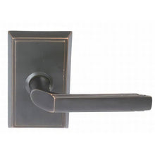 Emtek 8121MUSRH Milano Lever Right Hand 2-3/8" Backset Passage With Rectangular Rose.