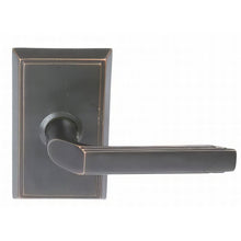Emtek 8121MUSRH Milano Lever Right Hand 2-3/8" Backset Passage With Rectangular Rose