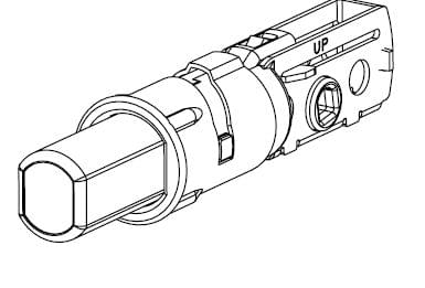 Kwikset 81306-003 Adjustable Drive-in Deadbolt Latch.