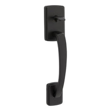 Kwikset 814BFH-514 Brentford Handle Only; No Deadbolt with 6AL Latch and RCS Strike Matte Black Finish.