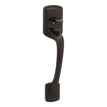 Kwikset 814PGH-11P Prague Handle Only; No Deadbolt with RCAL Latch and RCS Strike Venetian Bronze Finish.