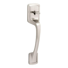 Kwikset 814PGH-15 Prague Handle Only; No Deadbolt with RCAL Latch and RCS Strike Satin Nickel Finish.