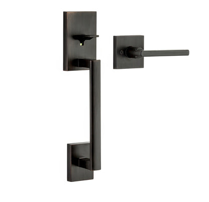 Kwikset 815SCEXHFLSQT San Clemente Lower Handleset with Interior Halifax Lever