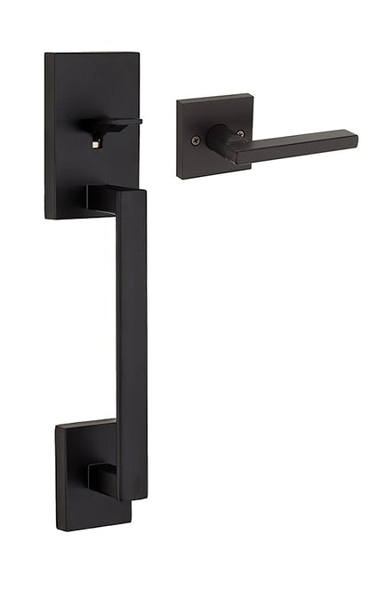 Kwikset 815SCEXHFLSQT San Clemente Lower Handleset with Interior Halifax Lever