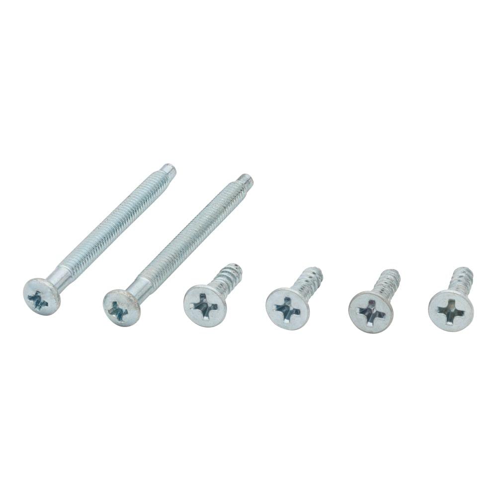 Kwikset 81780-002 533 Handleset Screw Pack for US26 Bright Chrome and US26D Satin Chrome Finish.