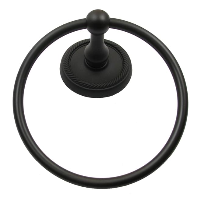 Rusticware 8186ORB Riverside Towel Ring Oil Rubbed Bronze Finish.