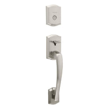 Kwikset 819PTHLIP-15 Dummy Prescott Exterior Handleset Satin Nickel Finish.