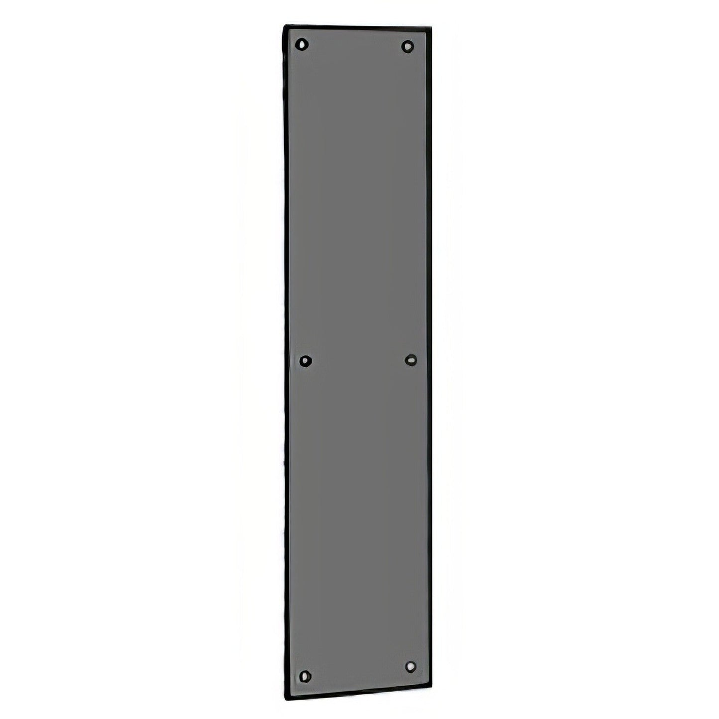 Ives 8200B 4" x 16" Brass Push Plate with Mounting Screws