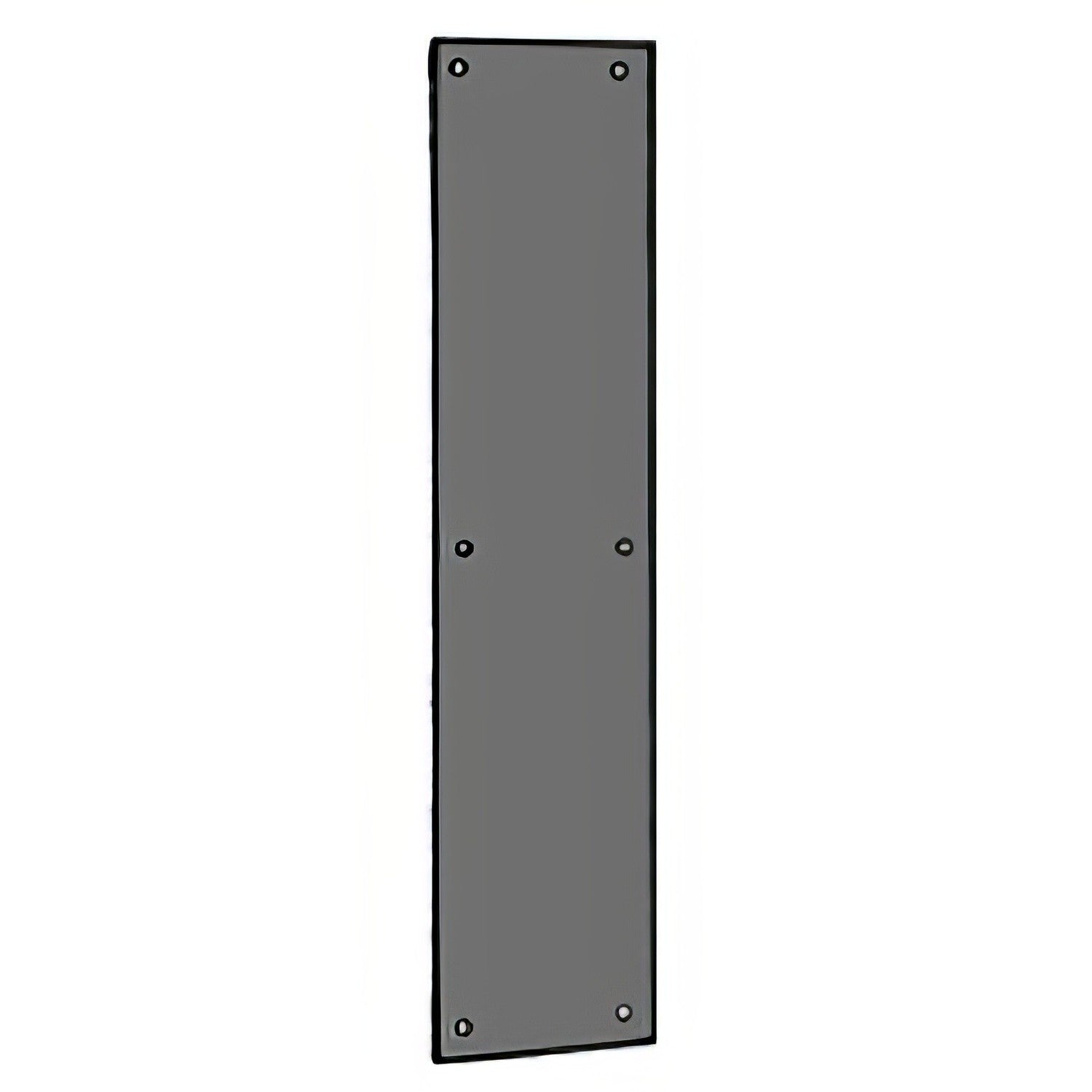 Ives 8200B 4" x 16" Brass Push Plate with Mounting Screws