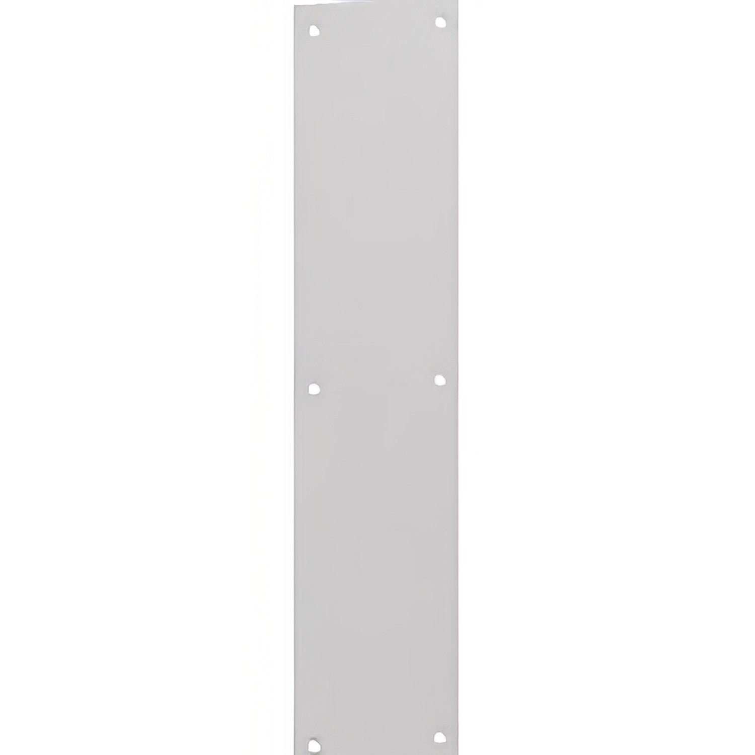 Ives 8200B 4" x 16" Brass Push Plate with Mounting Screws