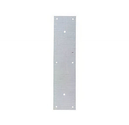 Ives 8200B 4" x 16" Brass Push Plate with Mounting Screws