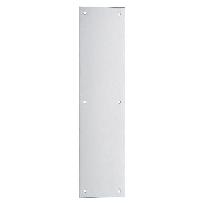 Ives 820032D416 Stainless Steel 4" x 16" Push Plate Satin Stainless Steel Finish.