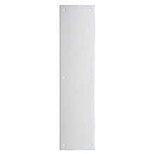 Ives 820032D416 Stainless Steel 4" x 16" Push Plate Satin Stainless Steel Finish.