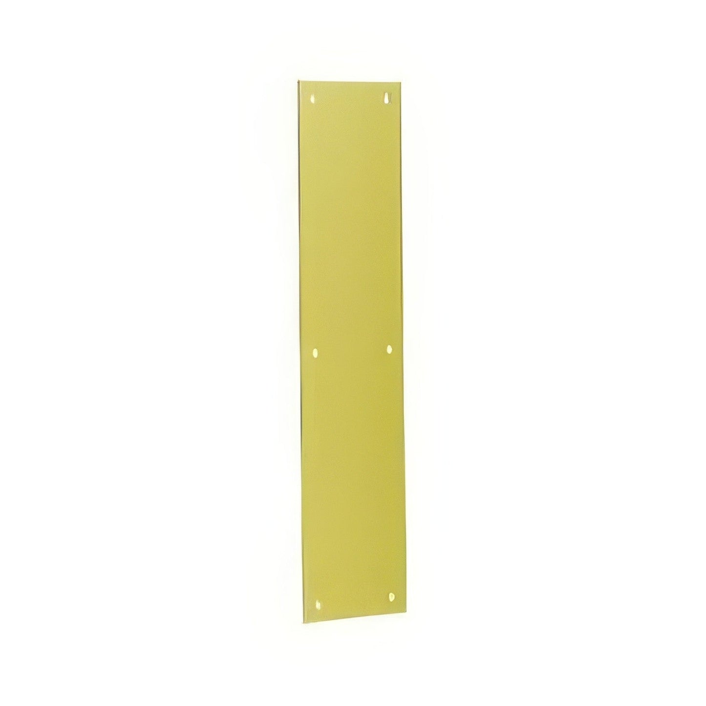 Ives 8200 3-1/2" x 15" Brass Push Plate