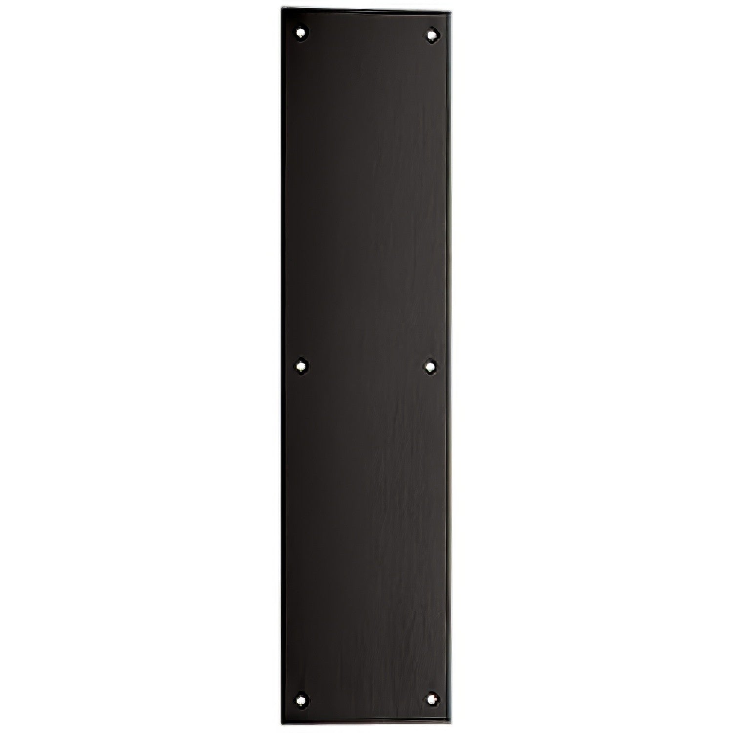 Ives 8200B 4" x 16" Brass Push Plate with Mounting Screws