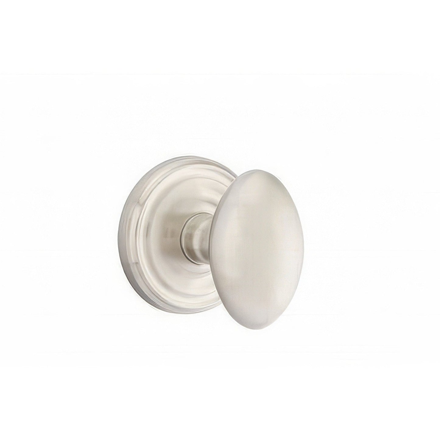 Emtek 8200EUS Egg Knob Privacy With Regular Rose