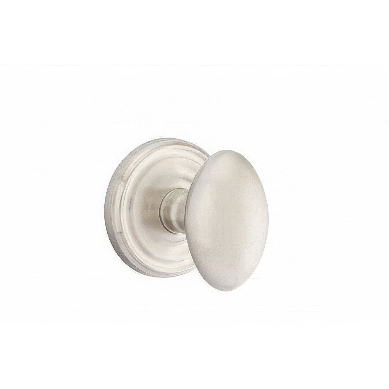 Emtek 8200EUS Egg Knob Privacy With Regular Rose