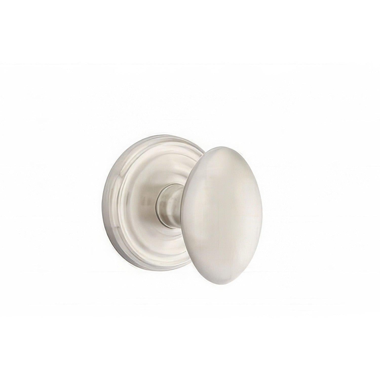 Emtek 8200EUS Egg Knob Privacy With Regular Rose.