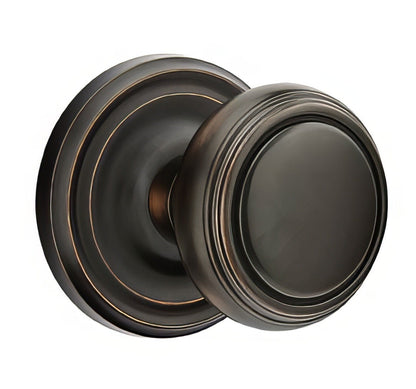 Emtek 8200NWUS Norwich Knob 2-3/8" Backset Privacy With Regular Rose