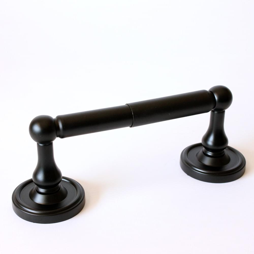 Rusticware 8208BLK Midtowne Standard Tissue Roll Holder Black Finish.