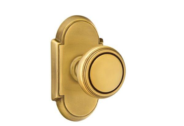 Emtek 8208NWUS10B Norwich Knob 2-3/8" Backset Privacy with # 8 Rose for 1-1/4" to 2" Door Oil Rubbed Bronze Finish.