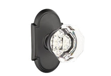 Emtek 8208OTUS10B Old Town Glass Knob 2-3/8" Backset Privacy with # 8 Rose for 1-1/4" to 2" Door Oil Rubbed Bronze Finish.