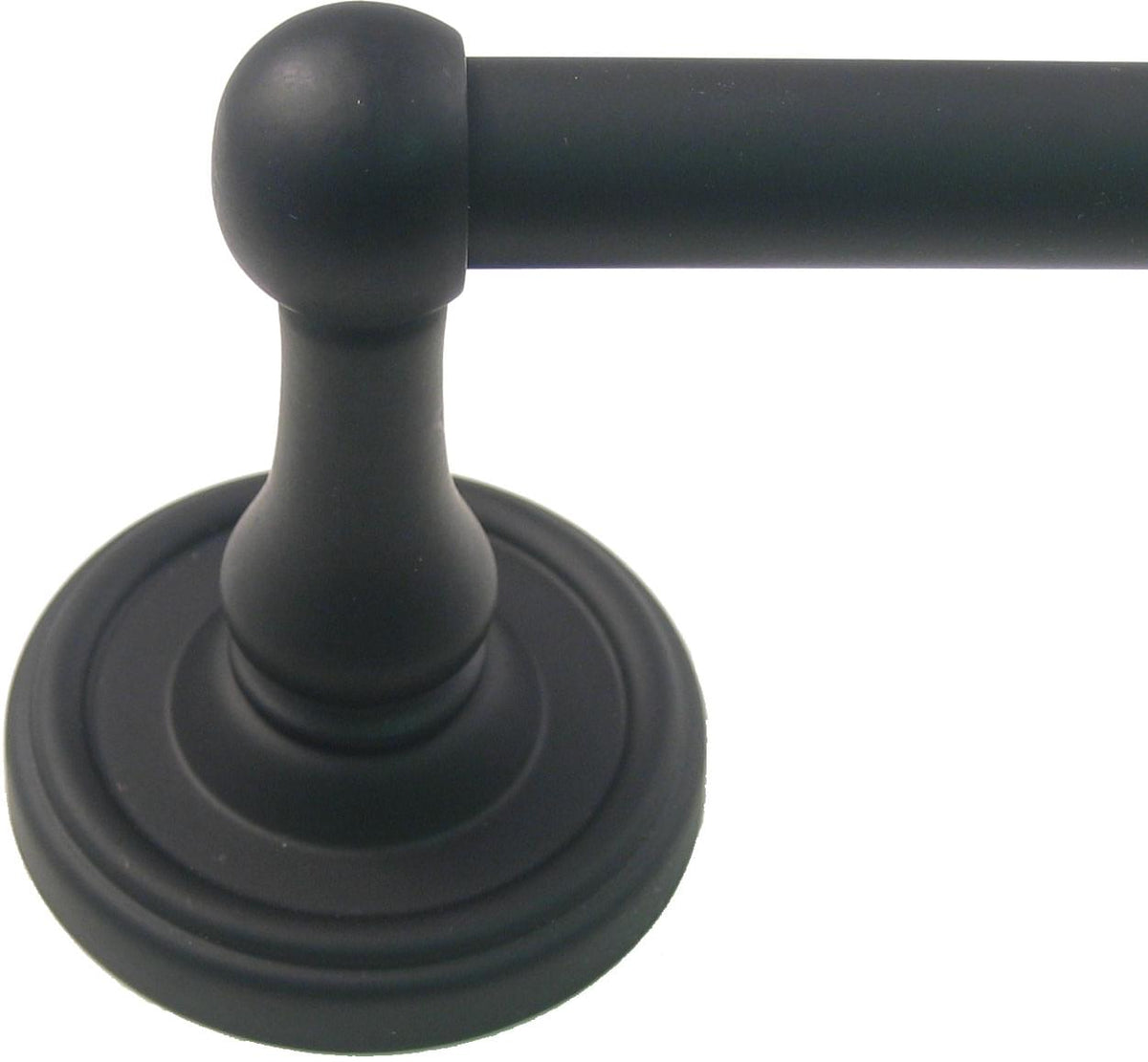 Rusticware 8218BLK 18" Midtowne Towel Bar Black Finish.