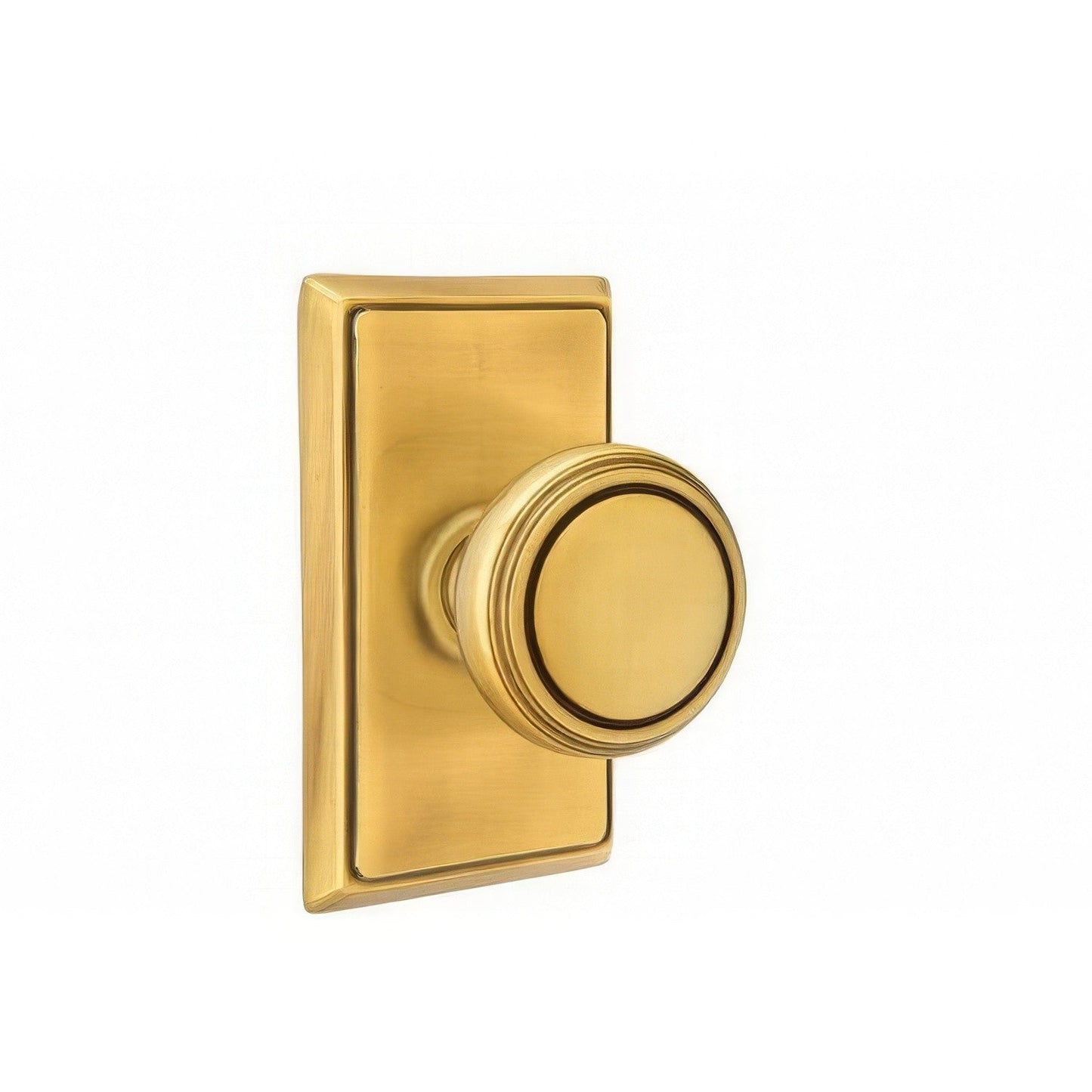 Emtek 8221NWUS Norwich Knob 2-3/8" Backset Privacy With Rectangular Rose