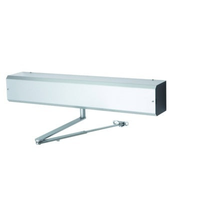 Falcon 8242AL Push Side Auto Door Operator Aluminum Finish.