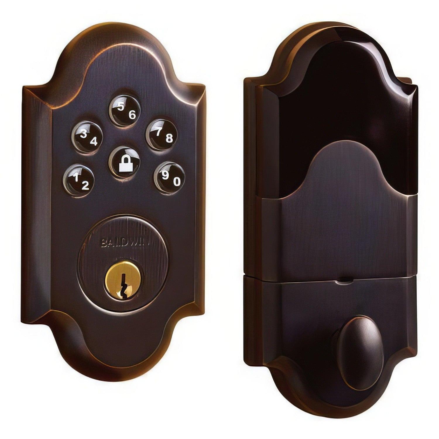 Baldwin 8252.AC1 Boulder Keyless Entry Single Cylinder Electronic Deadbolt