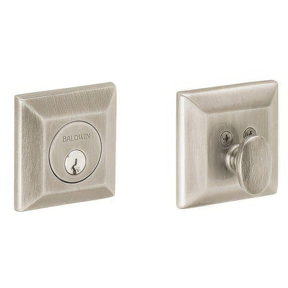 Baldwin 8254 2.75" Squared Style Single Cylinder Deadbolt