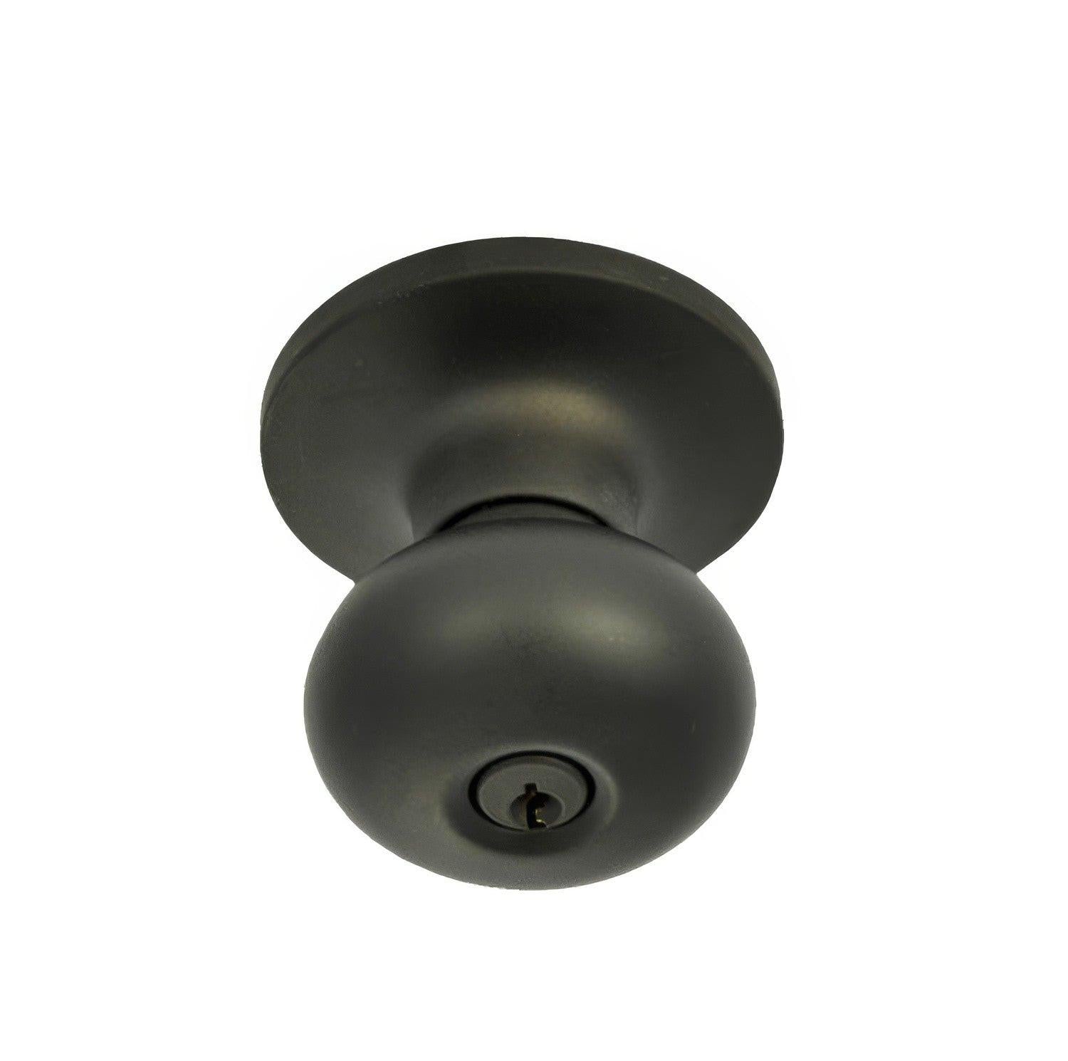 Better Home Products Noe Valley Mushroom Keyed Entry Door Knob.