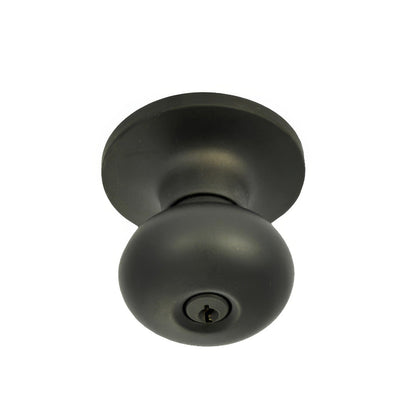 Better Home Products Noe Valley Mushroom Keyed Entry Door Knob
