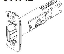 Kwikset 83000-002 6-Way Adjustable Deadlatch for Halifax and Milan Satin Nickel Finish.