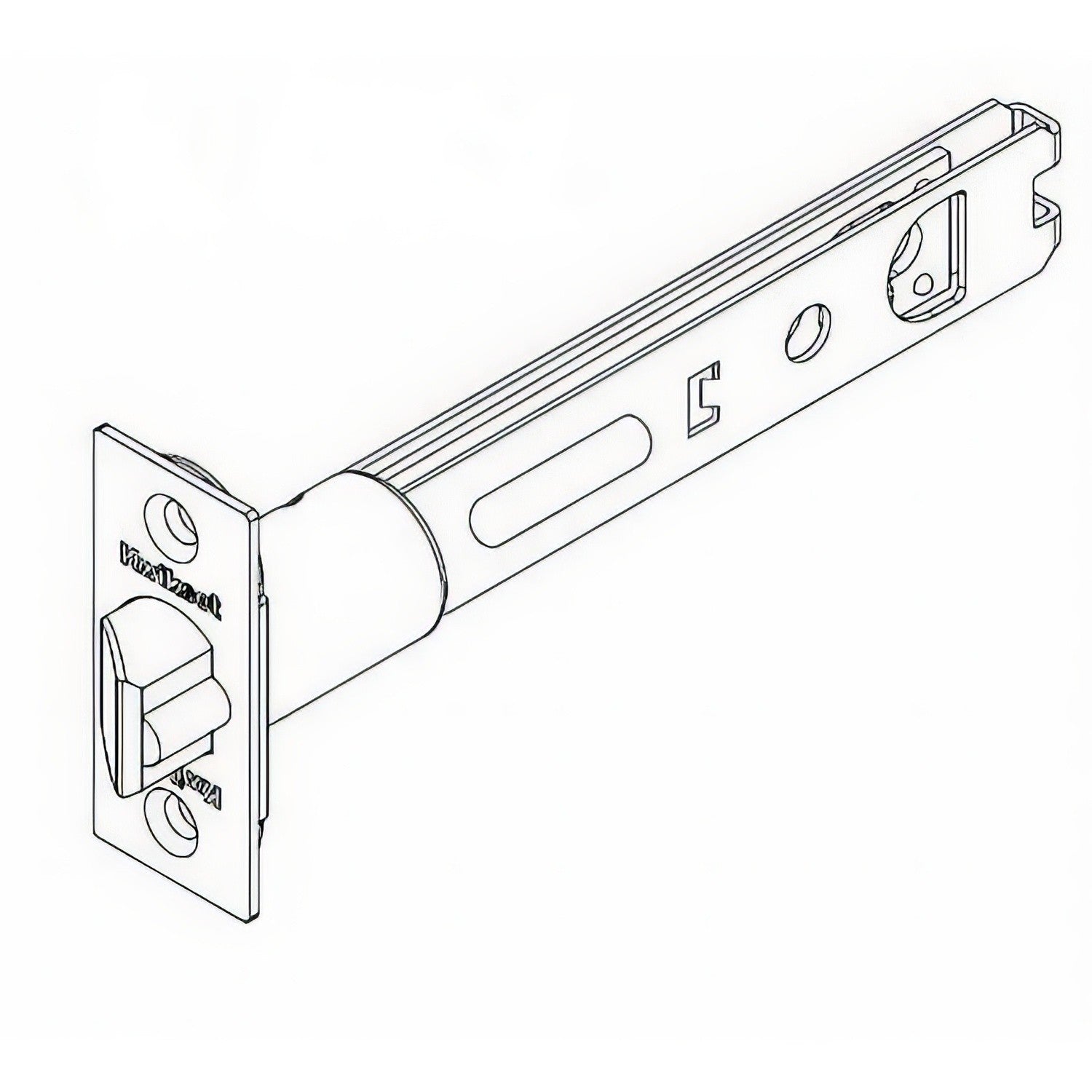 Kwikset 83014 5L SCDL 5 Inch Backset Deadlatch