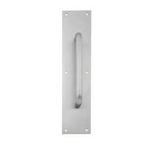 Ives 83026-315 3-1/2" x 15" Stainless Steel Pull Plate with 3/4" Round Handle on 6" Center