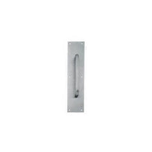 Ives 83026-315 3-1/2" x 15" Stainless Steel Pull Plate with 3/4" Round Handle on 6" Center