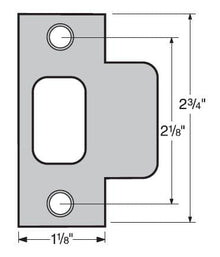 Kwikset 83028-023 T Strike for US11P Venetian Bronze and 514 Matte Black Finish.