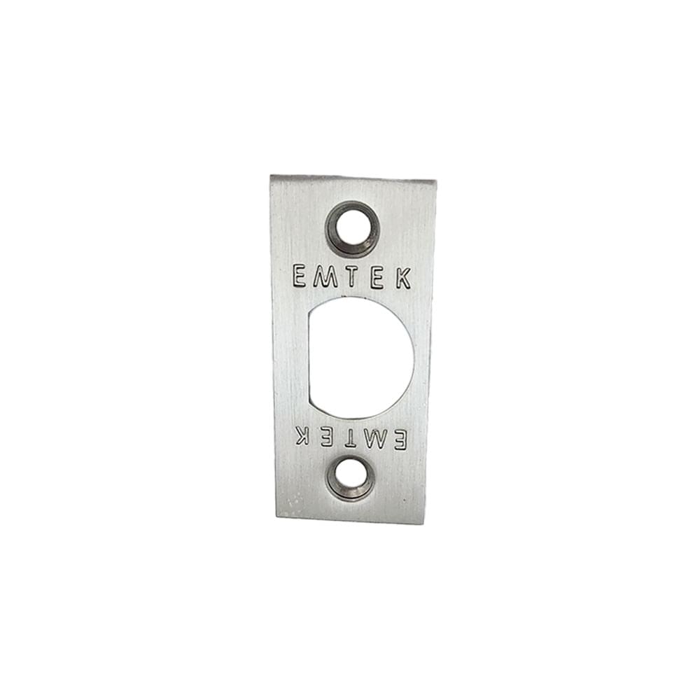 Emtek 83230US15 Square Corner Faceplate and Screws for Passage or Privacy Latch Satin Nickel Finish.