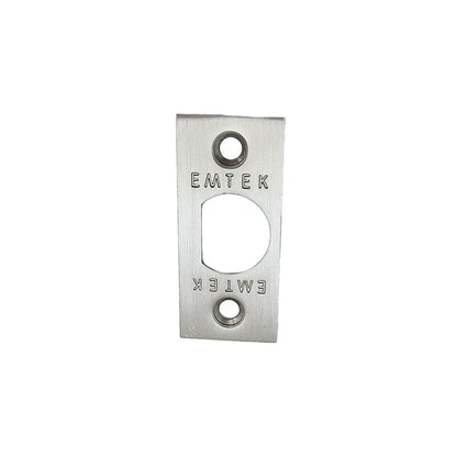 Emtek 83230US15 Square Corner Faceplate and Screws for Passage or Privacy Latch Satin Nickel Finish.