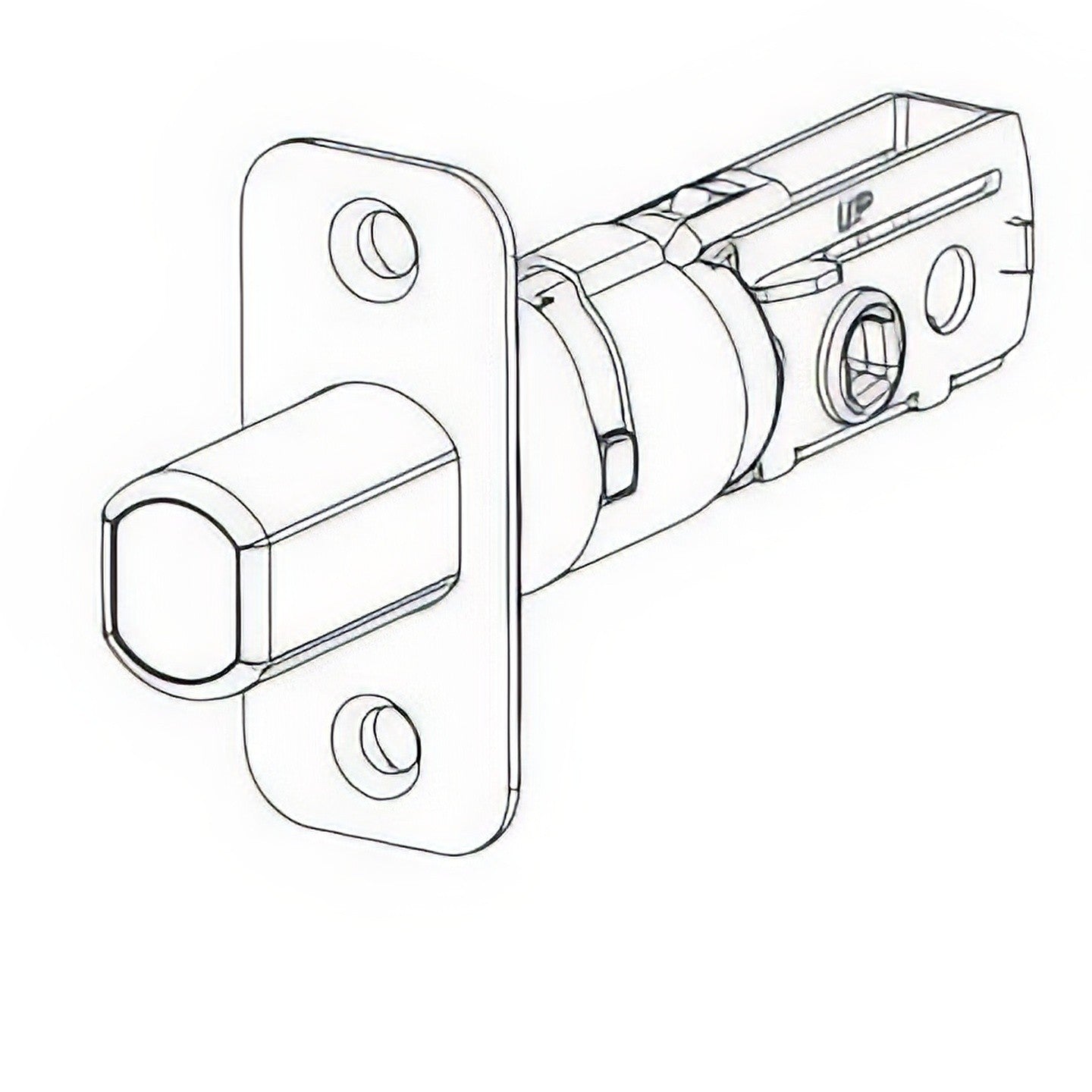Kwikset 83347 Adjustable Radius Deadbolt Latch.