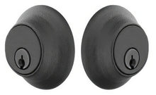 Emtek Regular Style Sandcast Bronze Double Cylinder Deadbolt.