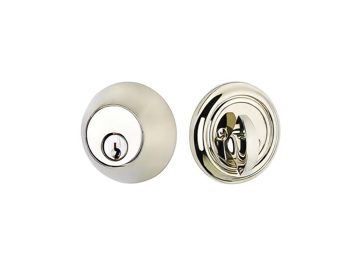 Emtek 8350US Regular Style Classic Brass Double Cylinder Deadbolt