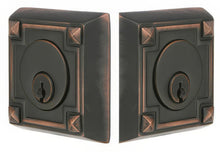Emtek Arts and Crafts Style Designer Brass Double Cylinder Deadbolt