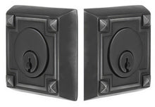Emtek Arts and Crafts Style Designer Brass Double Cylinder Deadbolt