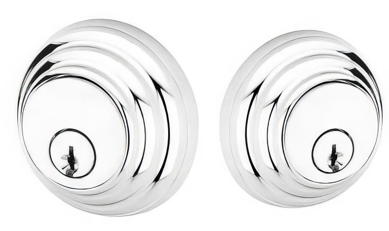 Emtek Low Profile Style Brass Modern Double Cylinder Deadbolt