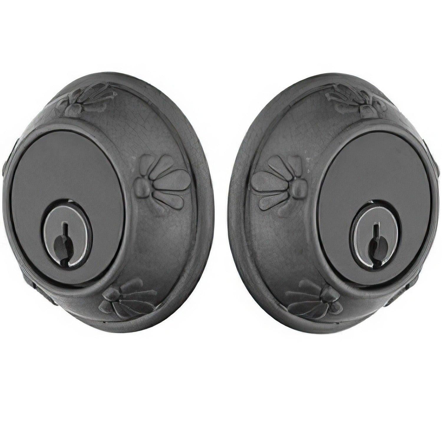 Emtek Tuscany Style Lost Wax Cast Bronze Double Cylinder Deadbolt